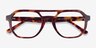 Stratum Tortoise AcetateEyeglass Frames from EyeBuyDirect, Closed View