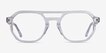 Stratum Clear AcetateEyeglass Frames from EyeBuyDirect, Front View