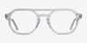 Stratum Clear AcetateEyeglass Frames from EyeBuyDirect, Front View