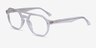 Stratum Clear AcetateEyeglass Frames from EyeBuyDirect, Angle View