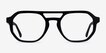 Stratum Black AcetateEyeglass Frames from EyeBuyDirect, Front View