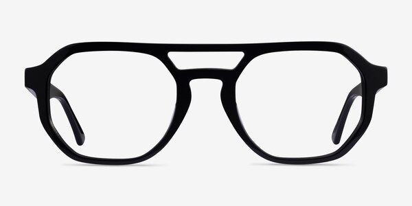 Stratum Noir Acétate Montures de lunettes de vue