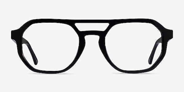 Stratum Black Acetate Eyeglass Frames