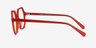 Glister Iridescent Red AcetateEyeglass Frames from EyeBuyDirect, Side View