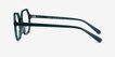 Glister Iridescent Dark Green AcetateEyeglass Frames from EyeBuyDirect, Side View