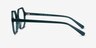 Glister Iridescent Dark Green AcetateEyeglass Frames from EyeBuyDirect, Side View