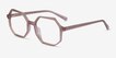 Glister Iridescent Purple AcetateEyeglass Frames from EyeBuyDirect, Angle View