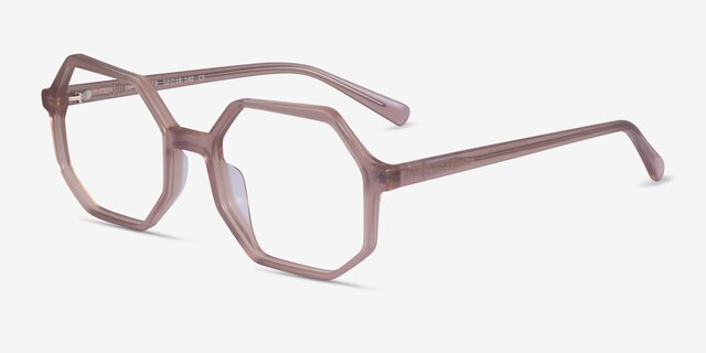 Glister Iridescent Purple AcetateEyeglass Frames from EyeBuyDirect, Angle View