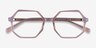 Glister Iridescent Purple AcetateEyeglass Frames from EyeBuyDirect, Closed View