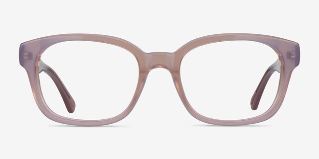 Neon Iridescent Purple AcetateEyeglass Frames from EyeBuyDirect, Front View