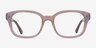 Neon Iridescent Purple AcetateEyeglass Frames from EyeBuyDirect, Front View