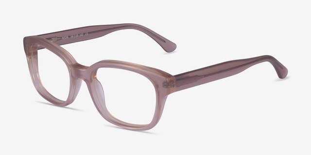 Neon Iridescent Purple AcetateEyeglass Frames from EyeBuyDirect, Angle View
