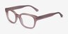 Neon Iridescent Purple AcetateEyeglass Frames from EyeBuyDirect, Angle View