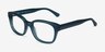 Neon Iridescent Dark Green AcetateEyeglass Frames from EyeBuyDirect, Angle View