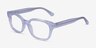 Neon Iridescent Clear AcétateMontures de lunettes de vue d'EyeBuyDirect, Vue d'Angle