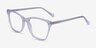 Luminescence Iridescent Clear AcetateEyeglass Frames from EyeBuyDirect, Angle View