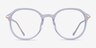 Original Iridescent Clear AcetateEyeglass Frames from EyeBuyDirect, Front View