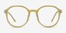 Original Iridescent Yellow AcetateEyeglass Frames from EyeBuyDirect, Front View