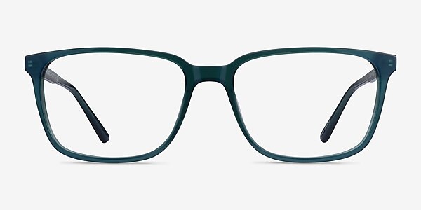 Prismatic Iridescent Green Acetate Eyeglass Frames