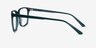 Prismatic Iridescent Green AcetateEyeglass Frames from EyeBuyDirect, Side View
