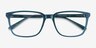 Prismatic Iridescent Green AcetateEyeglass Frames from EyeBuyDirect, Closed View