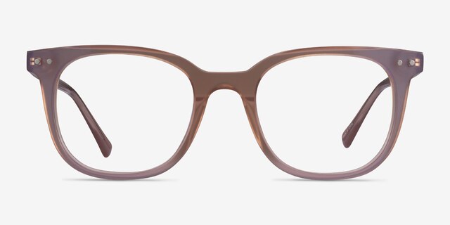 Kaleidoscope Iridescent Purple AcetateEyeglass Frames from EyeBuyDirect, Front View