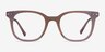 Kaleidoscope Iridescent Purple AcetateEyeglass Frames from EyeBuyDirect, Front View