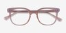 Kaleidoscope Iridescent Purple AcetateEyeglass Frames from EyeBuyDirect, Closed View