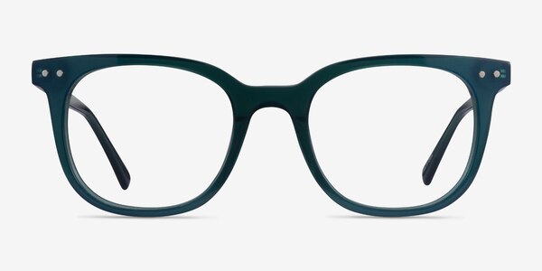 Kaleidoscope Iridescent Dark Green Acetate Eyeglass Frames