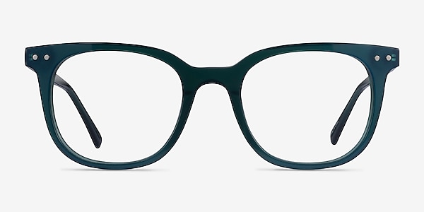 Kaleidoscope Iridescent Dark Green Acetate Eyeglass Frames