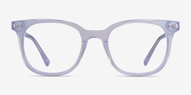 Kaleidoscope Iridescent Clear AcetateEyeglass Frames from EyeBuyDirect, Front View