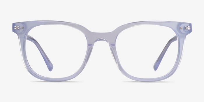 Kaleidoscope Iridescent Clear Acetate Eyeglass Frames from EyeBuyDirect