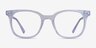 Kaleidoscope Iridescent Clear AcetateEyeglass Frames from EyeBuyDirect, Front View