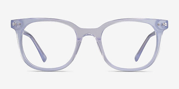 Kaleidoscope Iridescent Clear Acétate Montures de lunettes de vue