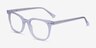 Kaleidoscope Iridescent Clear AcetateEyeglass Frames from EyeBuyDirect, Angle View