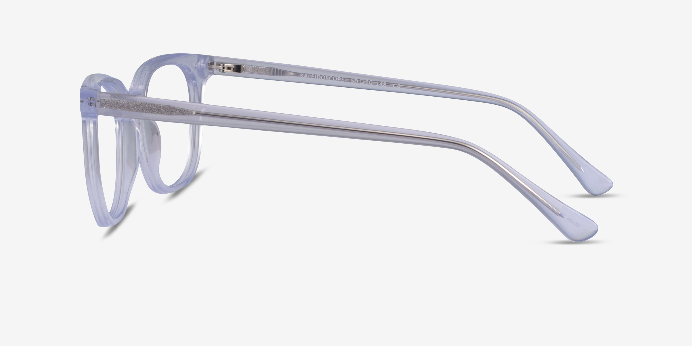 Kaleidoscope Square Iridescent Clear Full Rim Eyeglasses Eyebuydirect