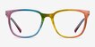 Optimist Rainbow PlasticEyeglass Frames from EyeBuyDirect, Front View