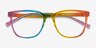Optimist Rainbow PlasticEyeglass Frames from EyeBuyDirect, Closed View