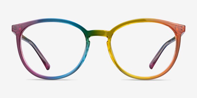 Joyful Rainbow PlasticEyeglass Frames from EyeBuyDirect, Front View