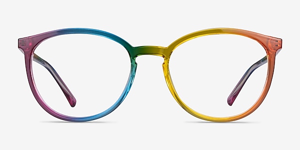 Joyful Rainbow Plastic Eyeglass Frames