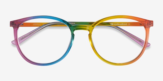 Joyful Rainbow PlasticEyeglass Frames from EyeBuyDirect, Closed View