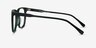 Latitude Green AcetateEyeglass Frames from EyeBuyDirect, Side View