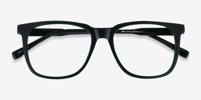 Latitude Green AcetateEyeglass Frames from EyeBuyDirect, Closed View