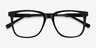 Latitude Green AcetateEyeglass Frames from EyeBuyDirect, Closed View