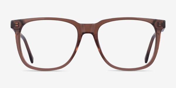 Latitude Clear Brown Acétate Montures de lunettes de vue