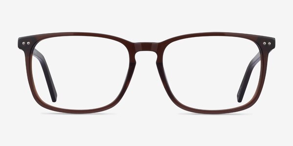 California Clear Brown Acétate Montures de lunettes de vue