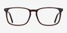 California Clear Brown AcetateEyeglass Frames from EyeBuyDirect, Front View