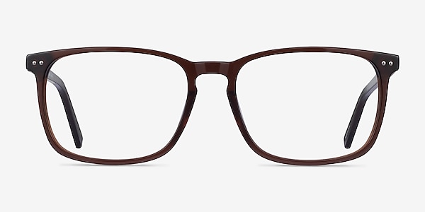 California Clear Brown Acetate Eyeglass Frames