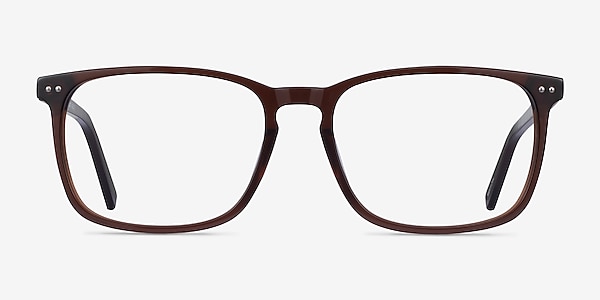 California Clear Brown Acetate Eyeglass Frames