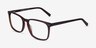 California Clear Brown AcetateEyeglass Frames from EyeBuyDirect, Angle View